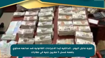 تنويه عاجل اليوم.. الداخلية تبدأ الإجراءات القانونية ضد صانعة محتوى بتهمة غسل 5 ملايين جنيه في عقارات